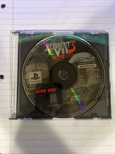 Resident Evil 3 Nemesis Demo Disk PlayStation PS1 Disc Only Tested