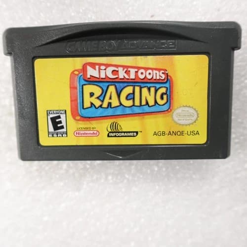 Nicktoons Racing Nintendo Gameboy Advance GBA Cart Only