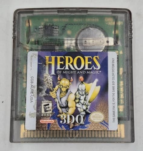 HEROES OF MIGHT AND MAGIC NINTENDO GAMEBOY COLOR VIDEO GAME CARTRIDGE ONLY BOY