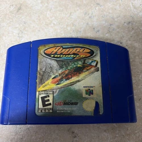 Hydro Thunder Nintendo 64 (N64, 2000) Authentic - Blue Cartridge