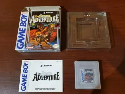 Original Nintendo Game Boy Castlevania Adventure Complete in Box GB