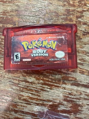 Pokémon: Ruby Version (Game Boy Advance, 2003) New Battery AUTHENTIC Tested GBA