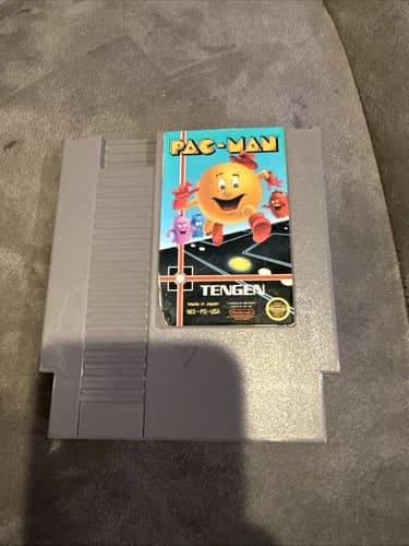 Pac - Man Nintendo NES Cartridge TESTED !