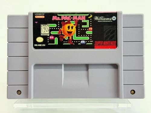 Ms. Pac-Man (Super Nintendo SNES) Video Game Cartridge Authentic & Tested