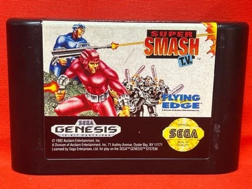 Super Smash TV (Sega Genesis, 1992) Cartridge ONLY (CP1123454)