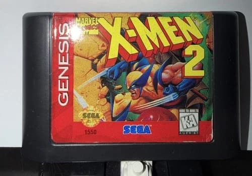 X-Men 2 SEGA Genesis 1997 Game Cartridge Only, Tested Working