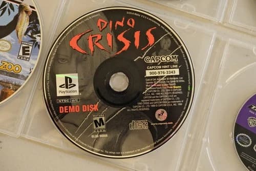 Dino Crisis DEMO DISC (Sony PlayStation 1, PS1) Tested Working Disc ONLY
