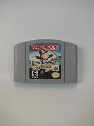 Monopoly Nintendo 64 N64 Video Game Cartridge