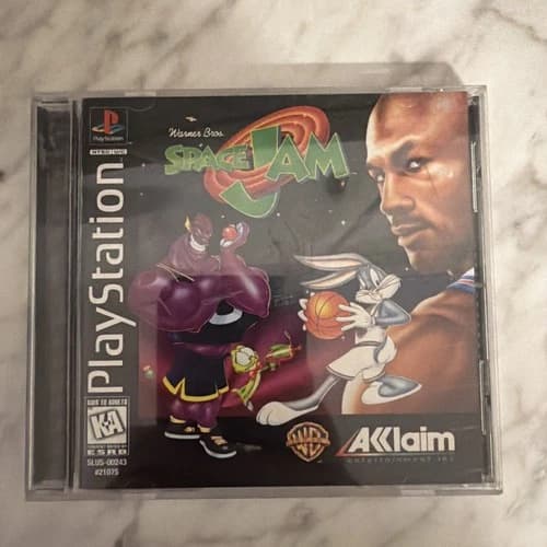 Space Jam (Sony PlayStation 1, 1997) CIB w/ Reg Card, Tested and Working