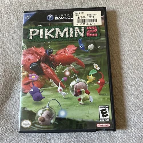 Pikmin 2 (Nintendo GameCube, 2004) NGC Complete CIB Black Label READ AS-IS