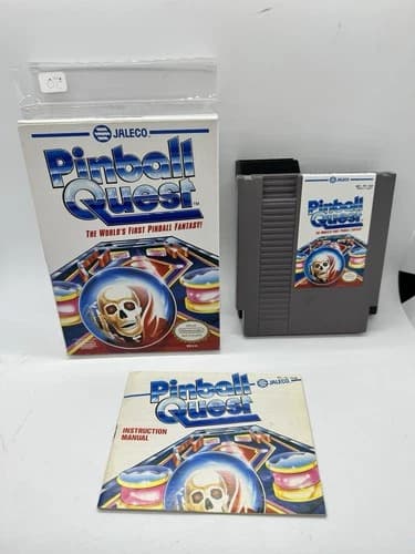 PINBALL QUEST Nintendo NES Complete CIB Great Shape!