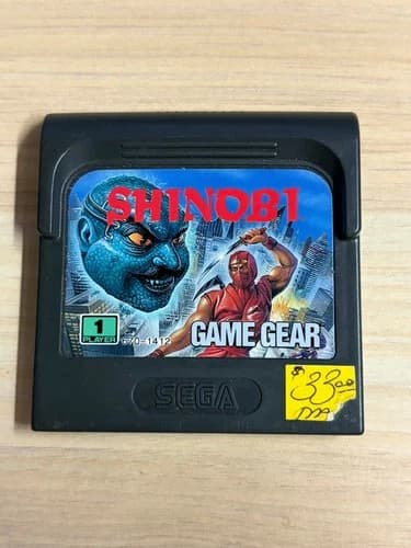 Shinobi (Sega Game Gear, 1991) Cart Only