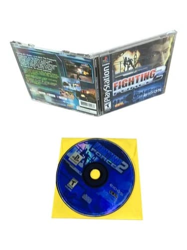 Sony PlayStation 1 PS1 CIB COMPLETE TESTED Fighting Force 2 1999