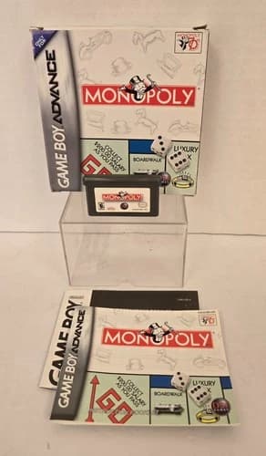 Nintendo Gameboy Advance Monopoly Authentic CIB *Tested & Working*