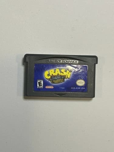 Crash Bandicoot 2: N-Tranced - Nintendo Game Boy Advance GBA - Cart Only -Tested