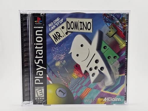 Sony Playstation 1 PS1 No One Can Stop Mr Domino CIB Cleaned & Tested