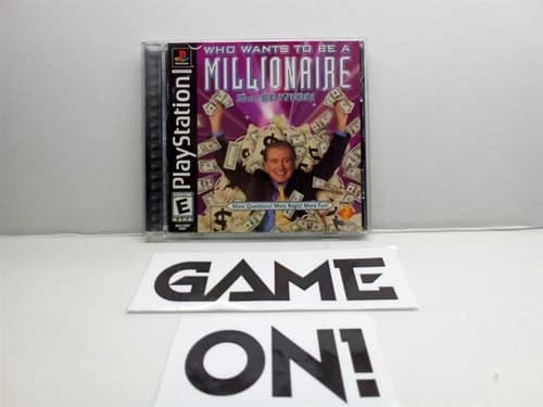 Who Wants to Be a Millionaire: 2nd Edition (PlayStation 1, 2000) Complete Tested