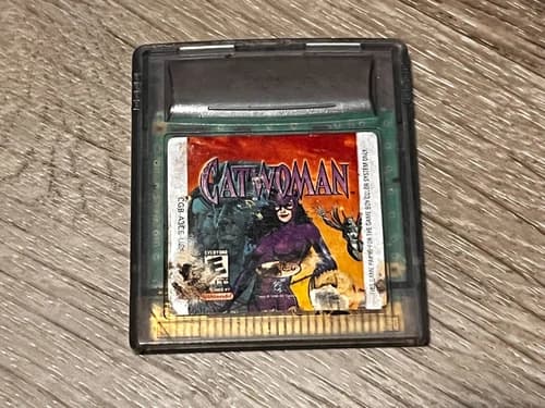 Catwoman Nintendo Game Boy Color Cleaned & Tested Authentic