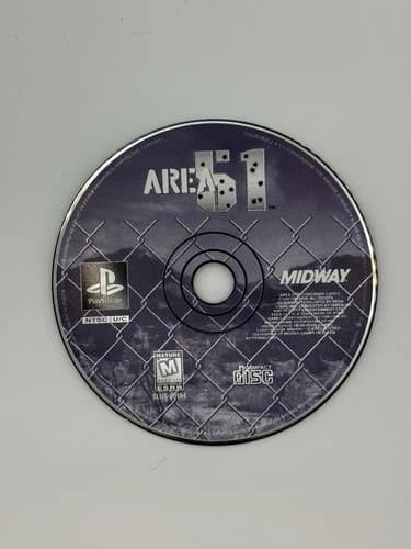 Area 51 (Sony PlayStation 1, 1996) PS1 Disc Only Tested Working