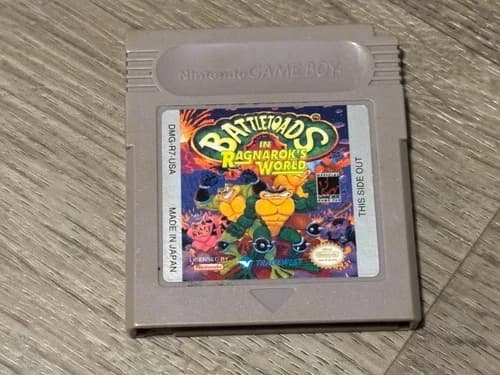 Battletoads in Ragnarok's World Nintendo Game Boy Cleaned & Tested Authentic