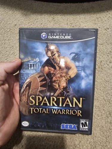 Nintendo GameCube Spartan Total Warrior Complete Cib Used Nice See Pics *17