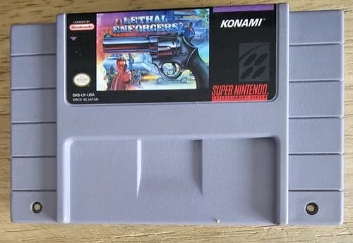 Lethal Enforcers Super Nintendo SNES Cartridge Only