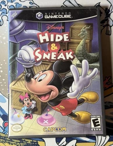Disney's Hide and Sneak Nintendo GameCube Complete CIB w/Manual - Tested & Works