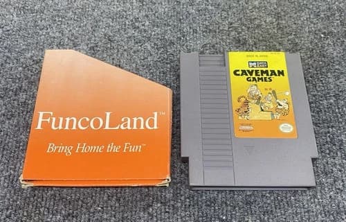 Caveman Games NES Nintendo Entertainment System Video Game Tested