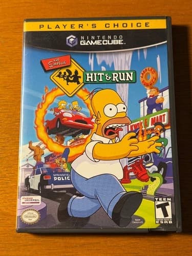 The Simpsons: Hit & Run (Nintendo GameCube, 2003) TESTED & WORKING