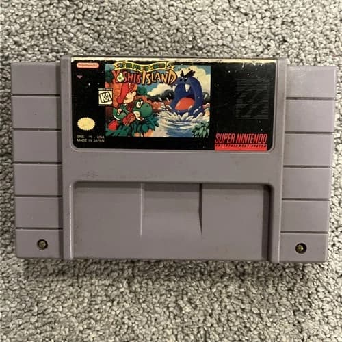 Super Mario World 2: Yoshi's Island (Super Nintendo, 1995) Authentic SNES