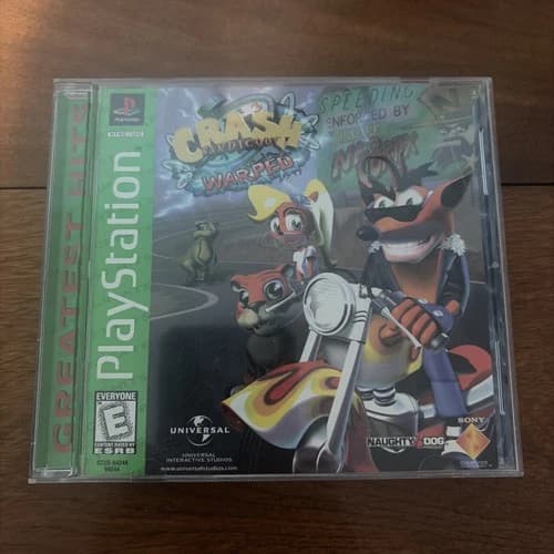 Crash Bandicoot Warped Sony PlayStation 1 PS1 Complete in Box CIB