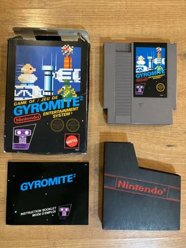 Gyromite Nintendo NES Boxed Box CIB Complete