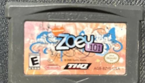 Zoey 101 Nickelodeon Nintendo Game Boy Advance Authentic Works Fast Ship