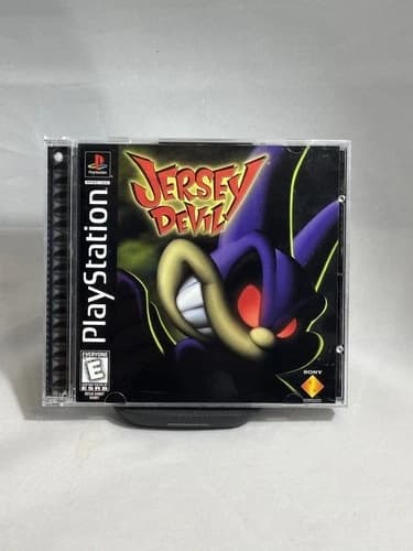 Jersey Devil (Sony Playstation 1 PS1) Complete In Box Drill Hole
