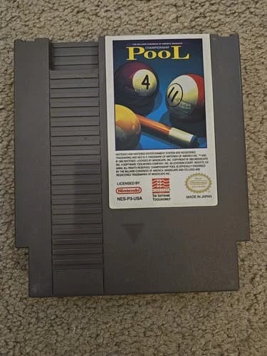 Championship Pool (Nintendo Entertainment System, 1993) Authentic & Tested