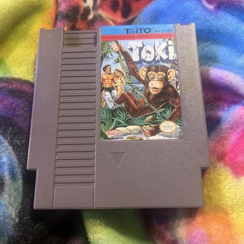 Toki NES (Nintendo Entertainment System, 1991) AUTHENTIC Tested Works