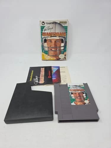 John Elways Quarterback Nintendo NES Complete With Box And Manual CIB