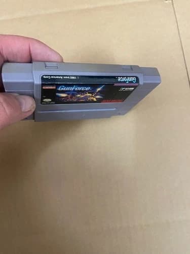 Gunforce (Super Nintendo, SNES) Cleaned/Tested/AUTHENTIC Original