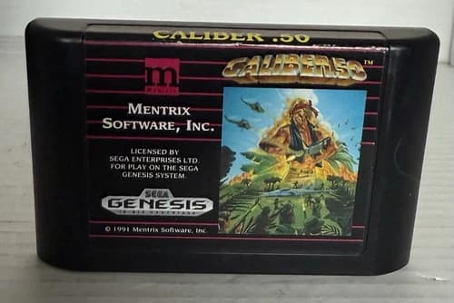 Caliber 50 (Sega Genesis, 1991) Tested
