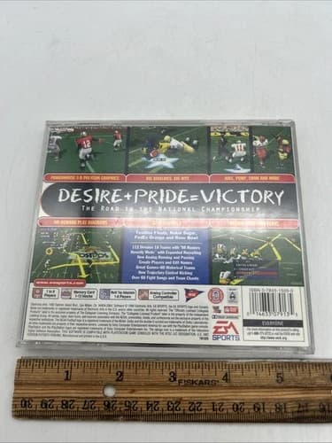 NCAA Football 99 Sony PlayStation 1, 1998 Tested Excellent