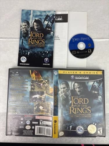 Lord of the Rings: Two 2 Towers (GCN Nintendo GameCube 2004) Player’s Choice