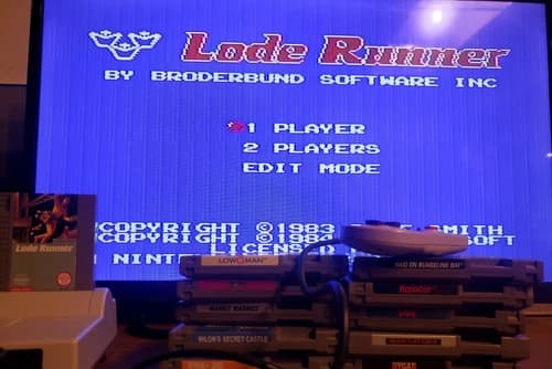 Lode Runner, Nintendo NES Cartridge Good Condition/Tested