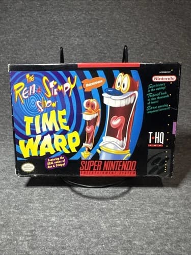 The Ren & Stimpy Show Time Warp Super Nintendo Entertainment System SNES CIB 23