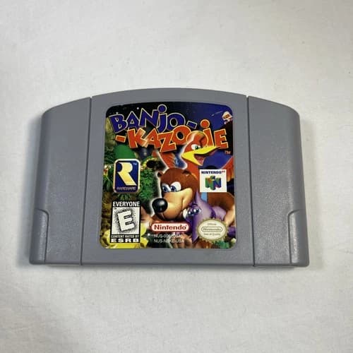 (NICE) Authentic Banjo-Kazooie (Nintendo 64, 1998) N64 Cartridge Only - TESTED