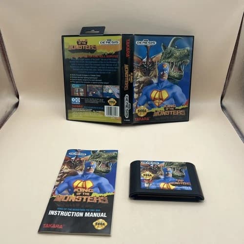 King of the Monsters for Sega Genesis Complete In Box CIB