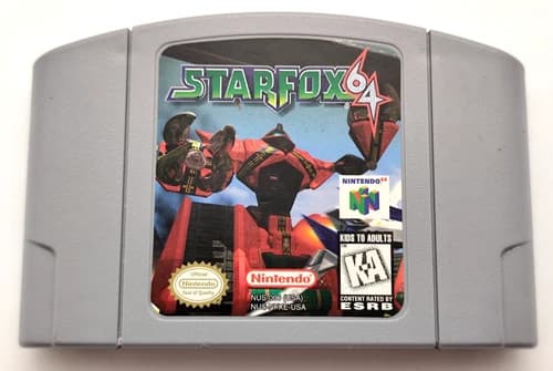 Star Fox 64 (Nintendo 64 N64, 1997) *Cart Only* Authentic Tested & Cleaned!