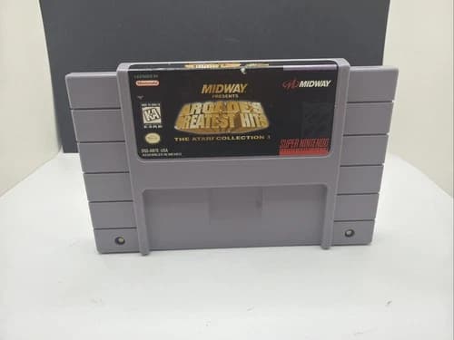 SNES Arcades Greatest Hits Game Cartridge Only Tested And Working