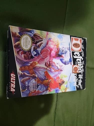 Defender Of The Crown Nes Cib Complete Two Carts