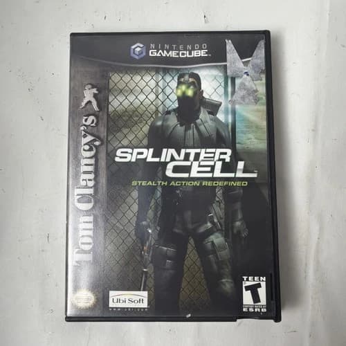 Tom Clancy's Splinter Cell (Nintendo GameCube, 2003) Complete With Manual
