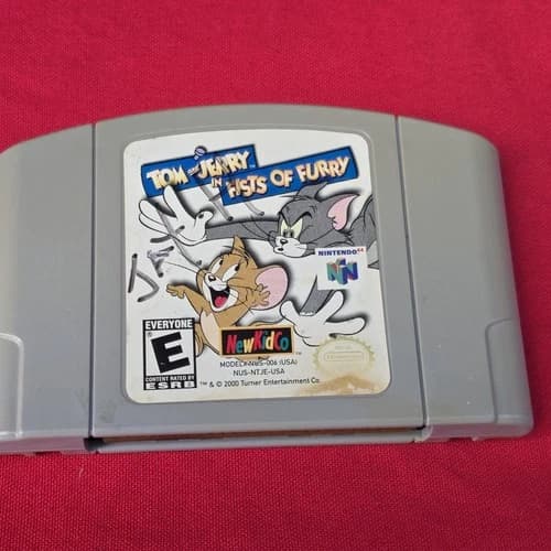 Tom and Jerry Fists of Fury Nintendo 64 N64 Cartridge Only Tested Authentic